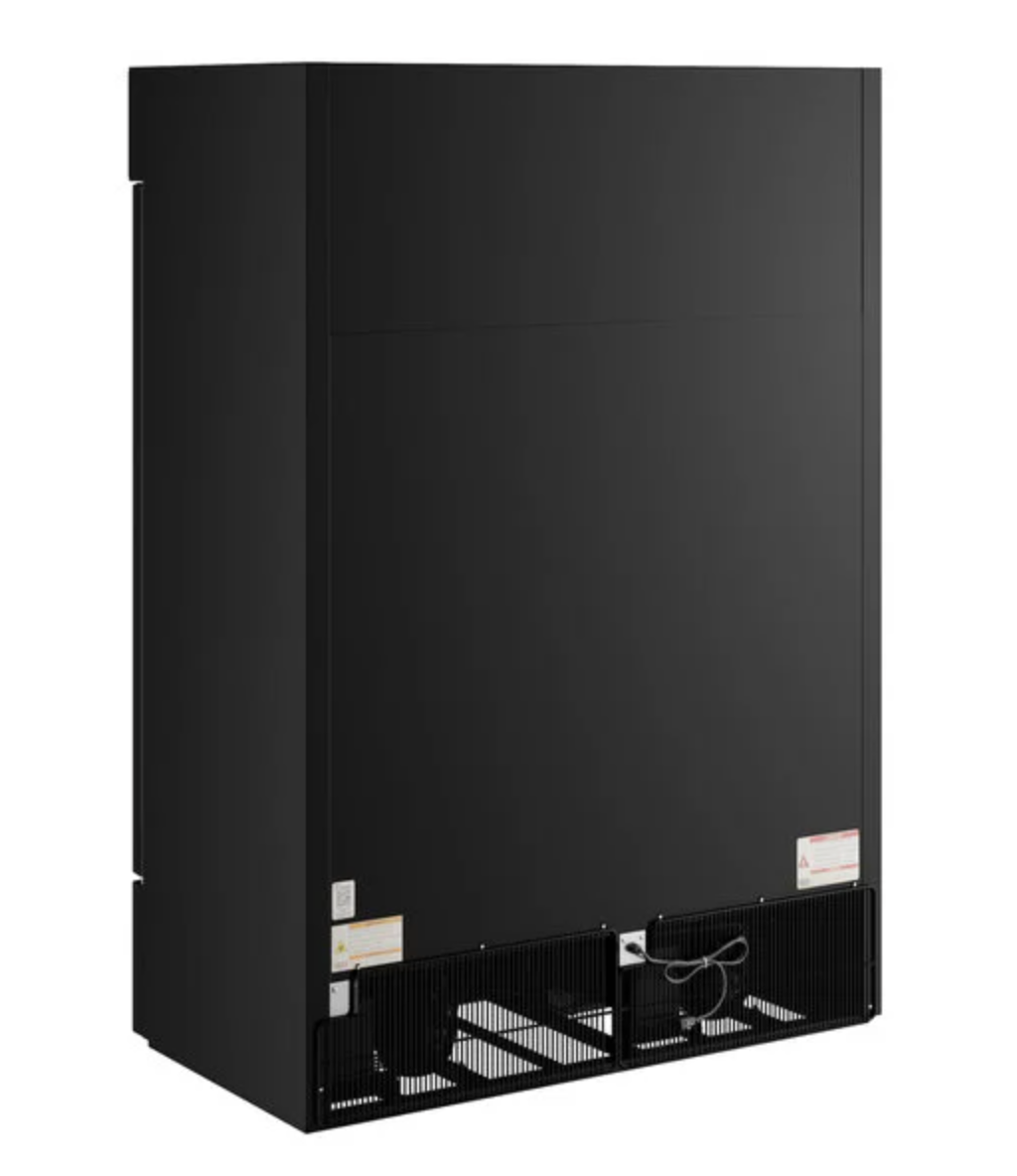 True GDM-49F-HC-TSL01, 54 1/8" Black Glass Door Merchandiser Freezer with LED Lighting