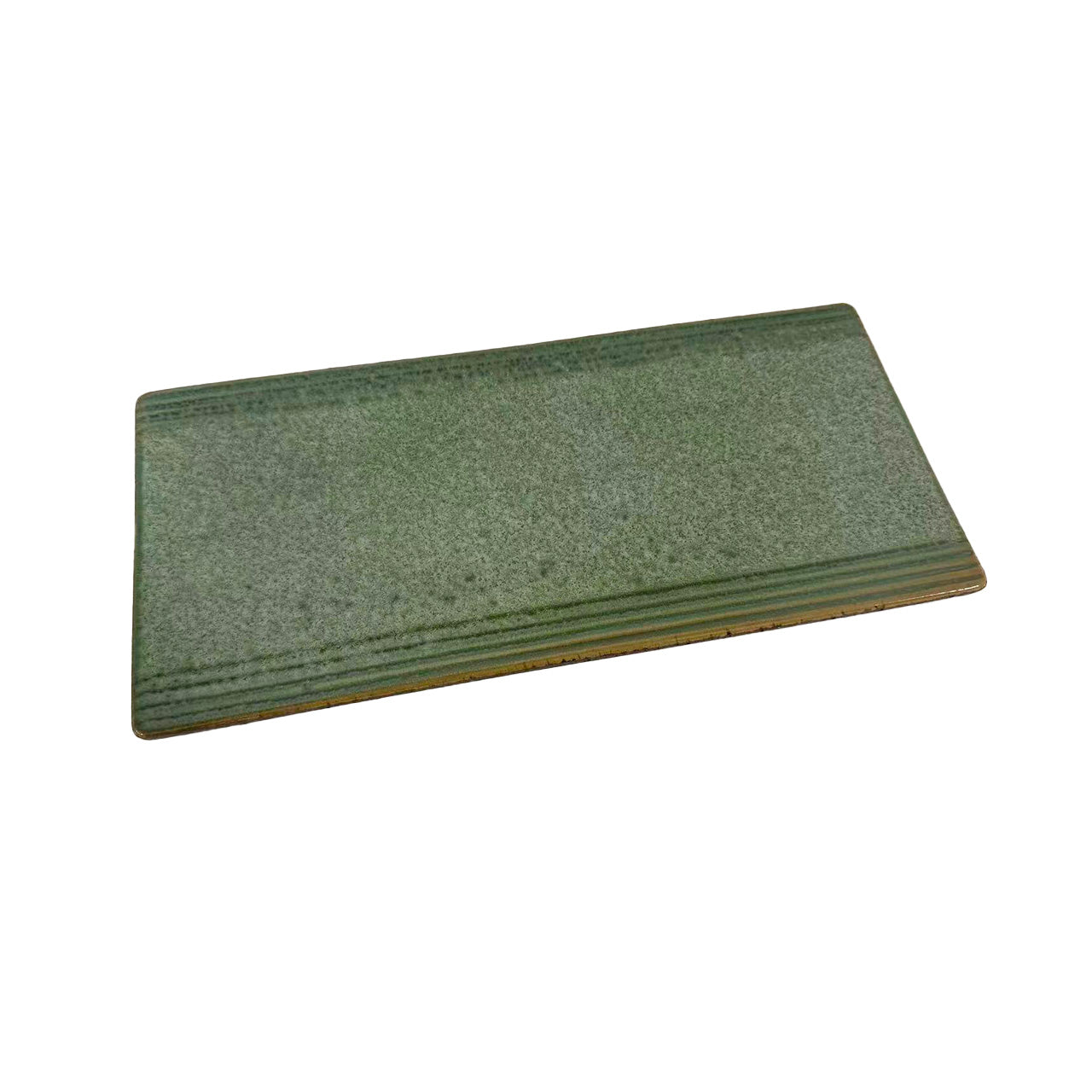 Chefco, 12" Ceramic Green Rectangular Plate (GR311502)
