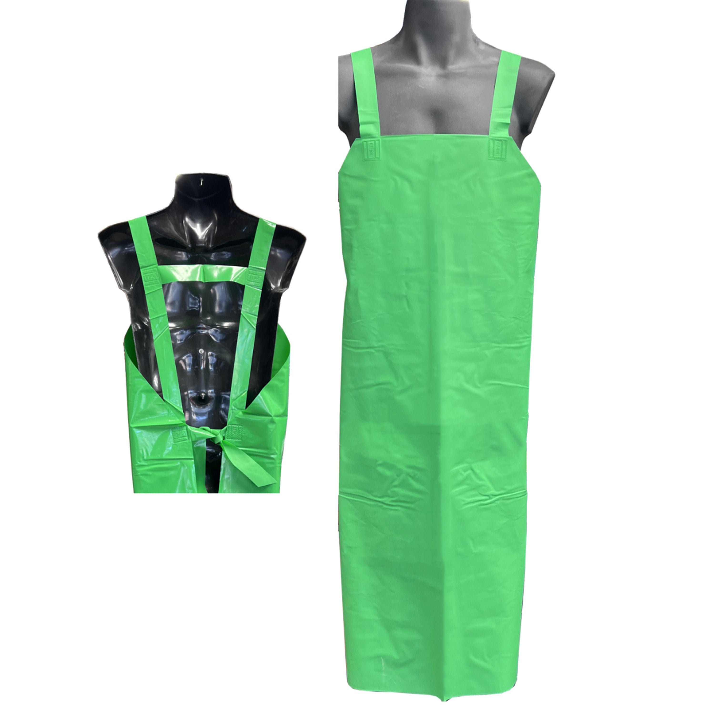 Waterproof Lightweight Apron  for Dishwashing Cleaning-Green