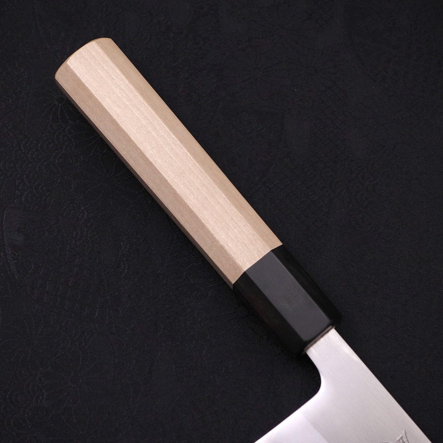 MUSASHI Gyuto White steel #1 Polished Buffalo Magnolia Handle 240mm (326-240)