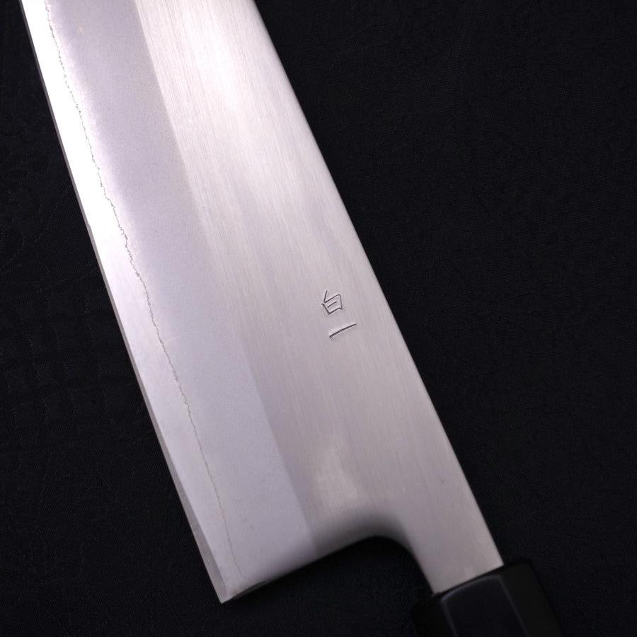 MUSASHI Gyuto White steel #1 Polished Buffalo Magnolia Handle 240mm (326-240)