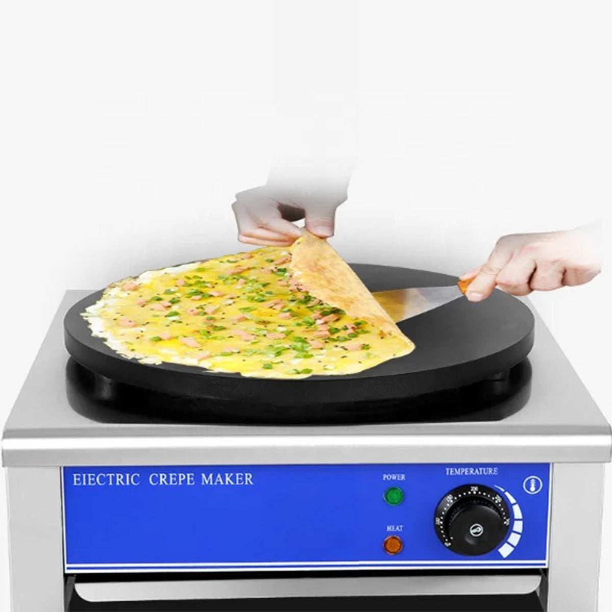 Crepe Maker Professional Single Crepe Machine,220V,60HZ,3KW, (6 months warranty) - Chefcoca