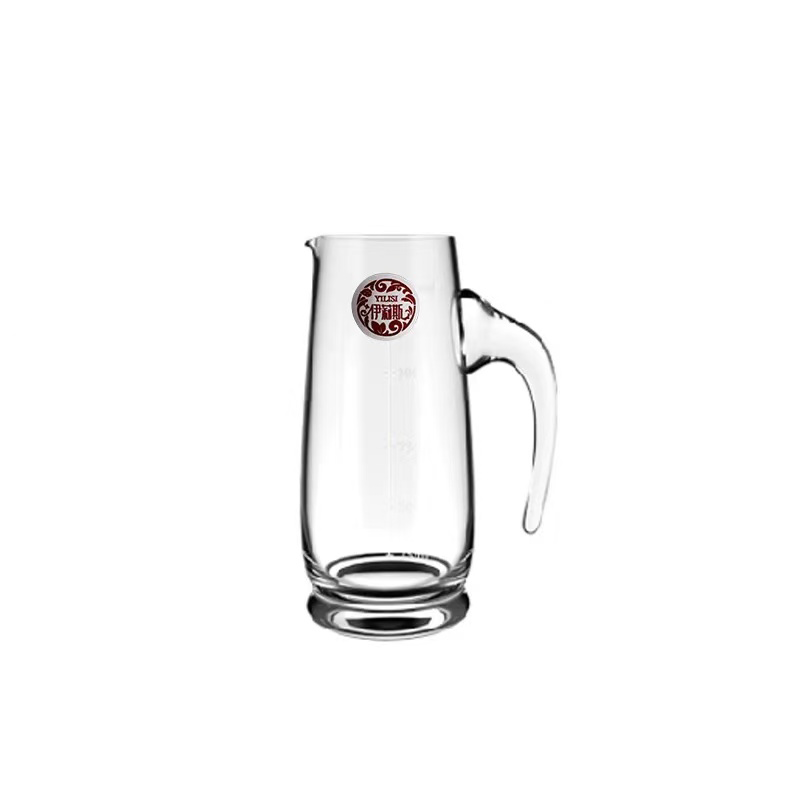Tasse en verre graduée avec anse
