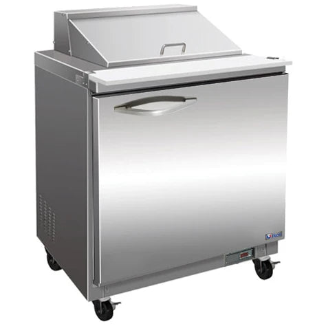 Ikon ISP29M - 28.9" Mega Top Refrigerated Prep Table with One Door - Chefcoca