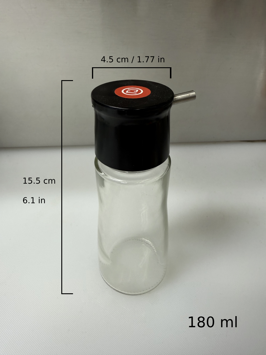 Glass Sauce Pot, 180ml (SJ-2144) - Chefcoca