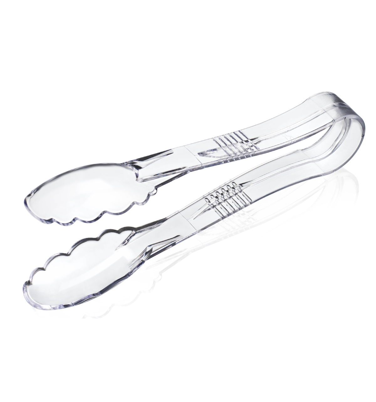 Clear Polycarbonate Utility Tong, 9 inch (P-009-CL) - Chefcoca