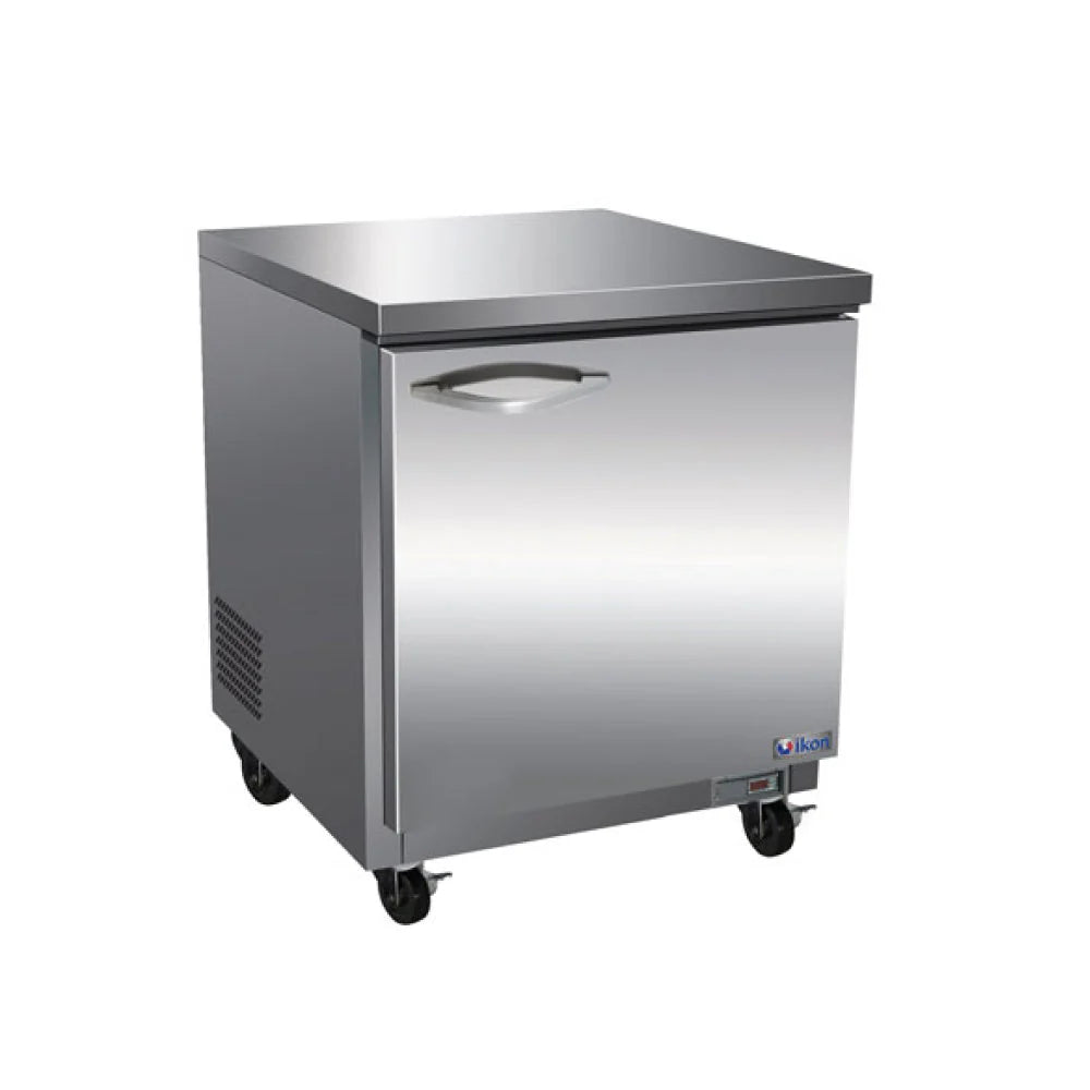 Ikon IUC28R 28" Solid Single Door Undercounter Refrigerator - Chefcoca