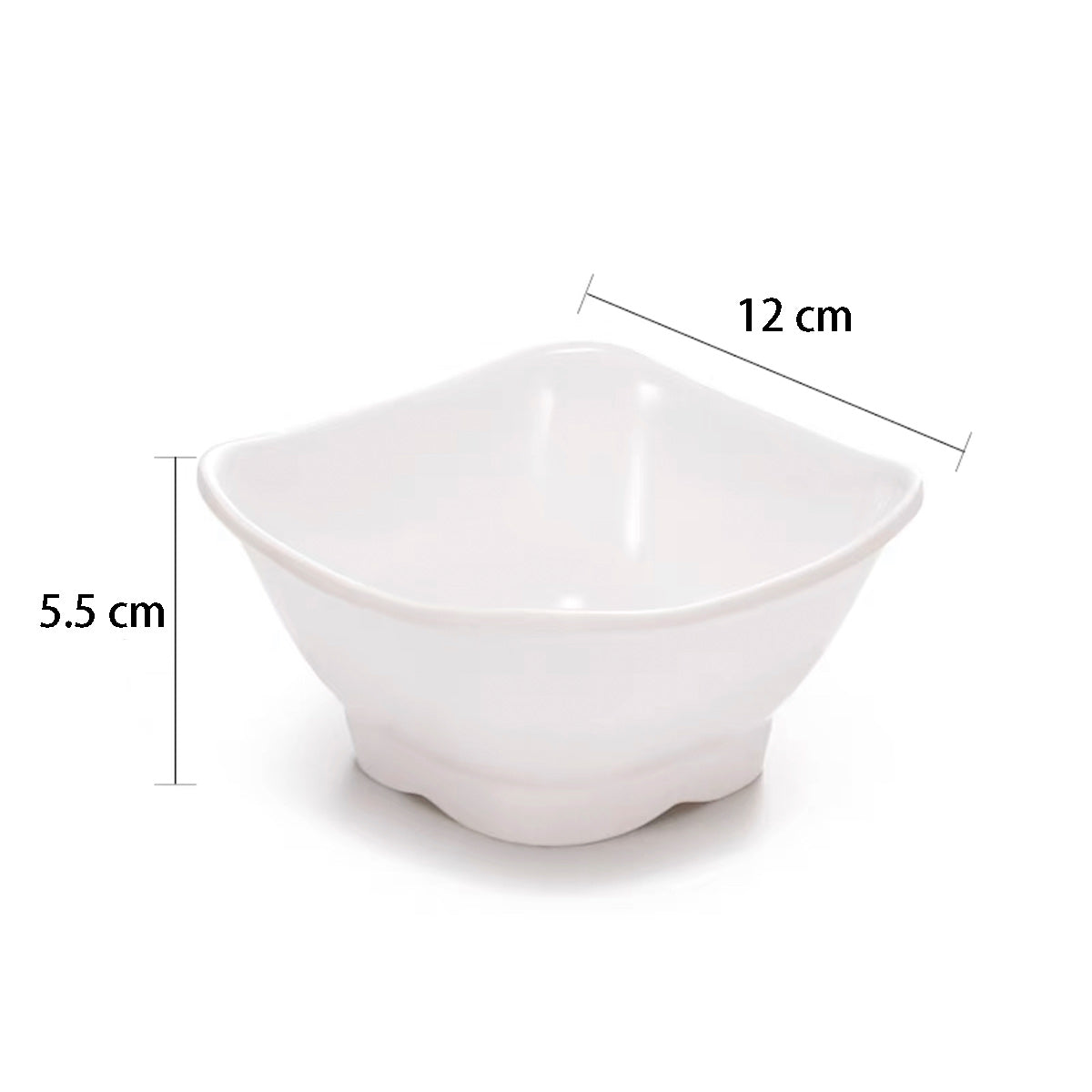 Small Square Melamine Bowl (J56)