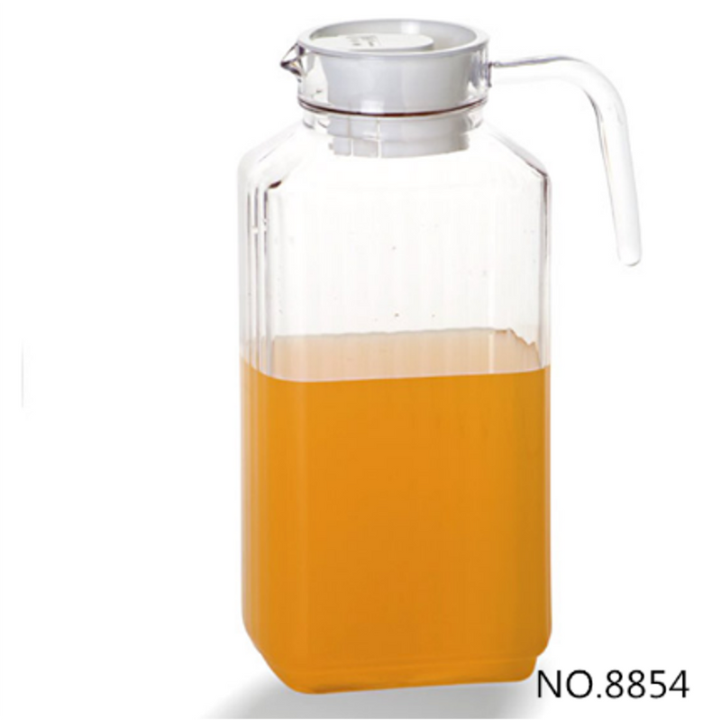 Pichet gravé en polycarbonate transparent (1-1,8 L)