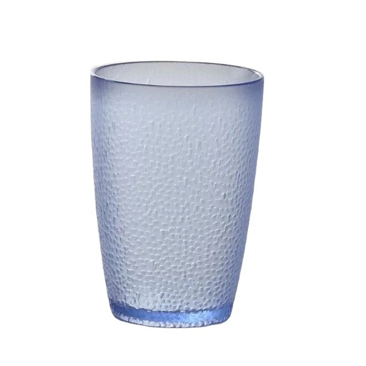 Acrylic Glasses,  Hammered Tumbler, Blue (8-14oz)