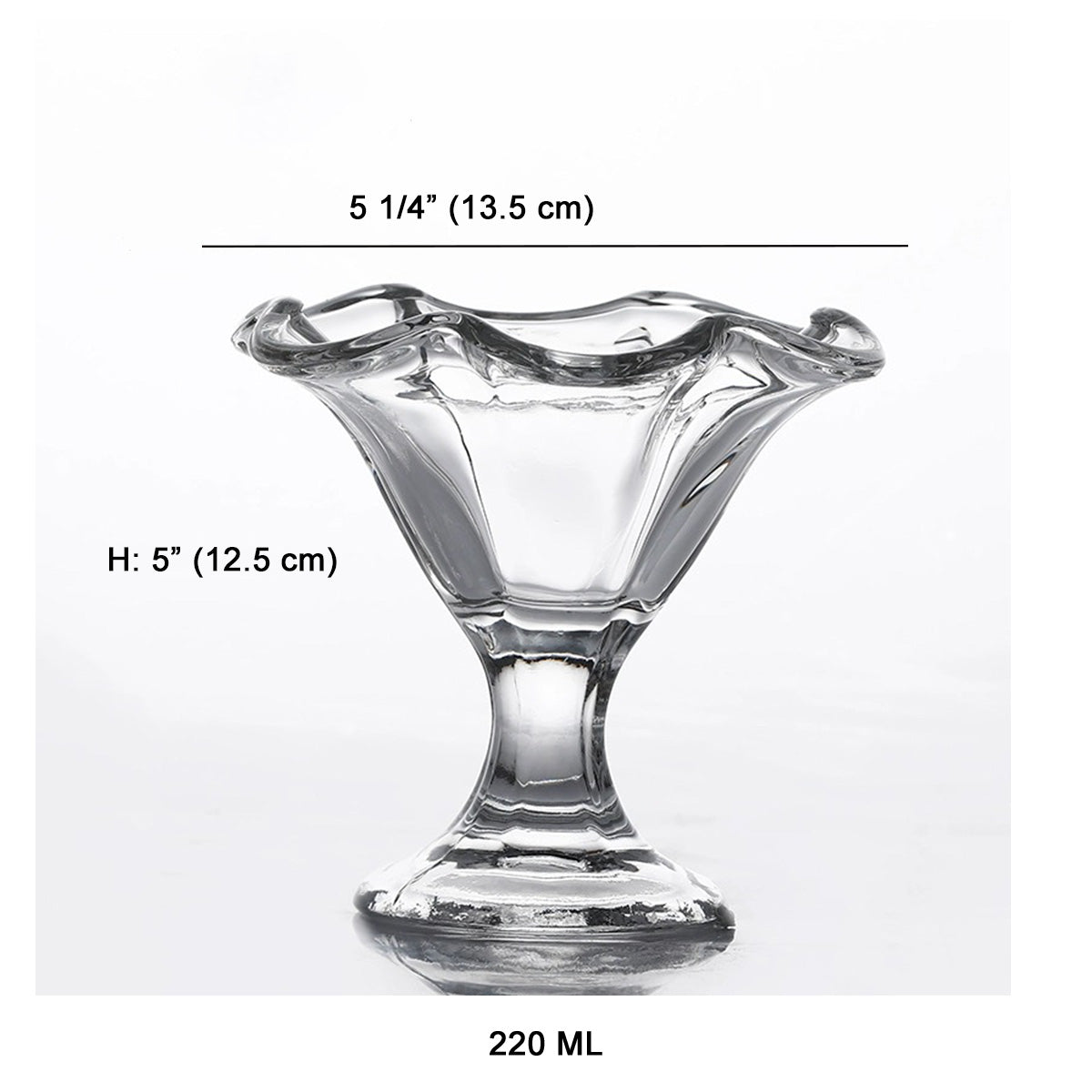 Clear Polycarbonate Iarge Ice Cream Cup