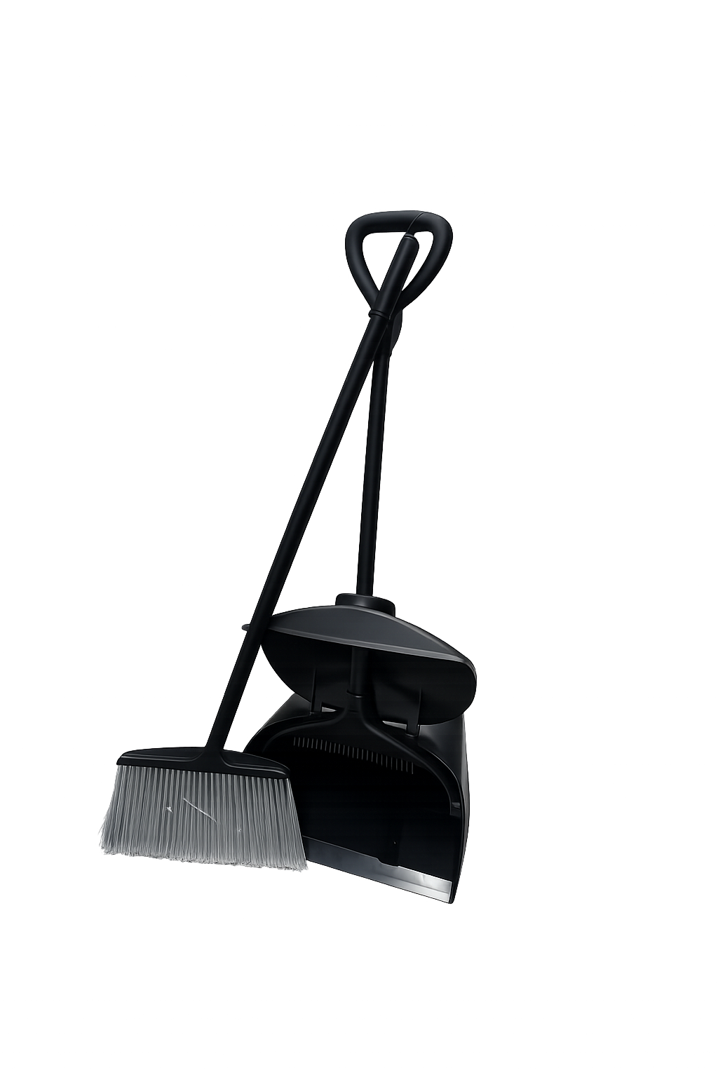 JIWINS,JW-SHB,Black Bustpan with Brush,One Set - Chefcoca