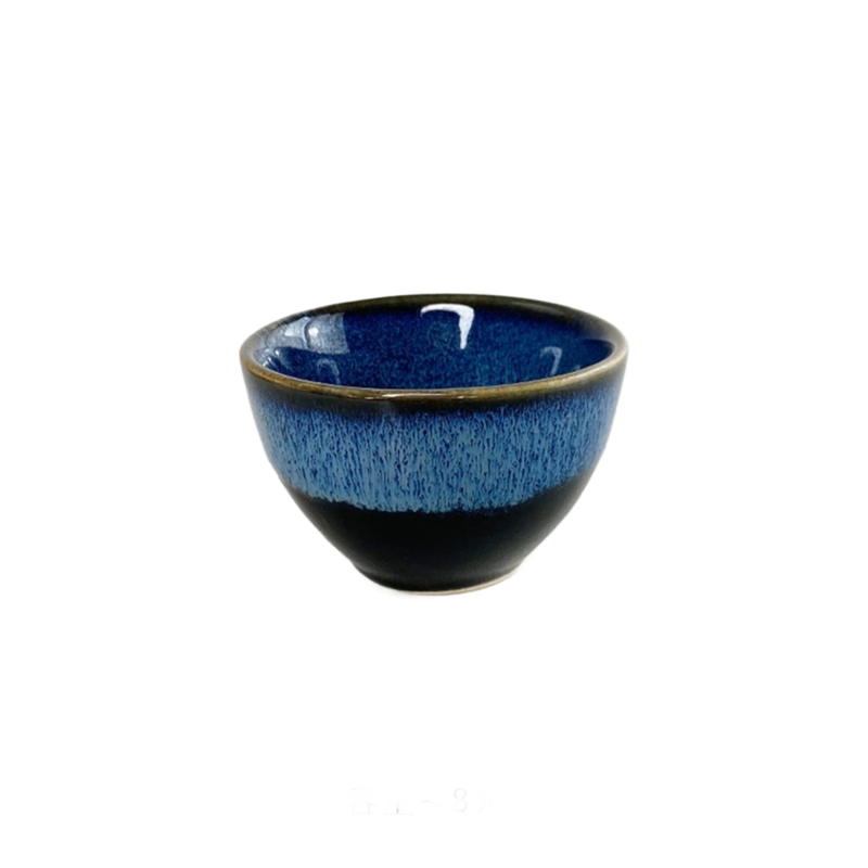Ceramic Dark Blue Small Sake Cup