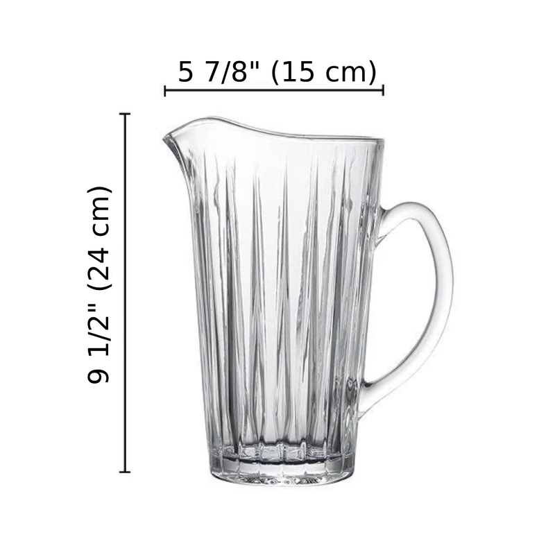 PC Water Pitcher, 1.9L/65oz, CLEAR