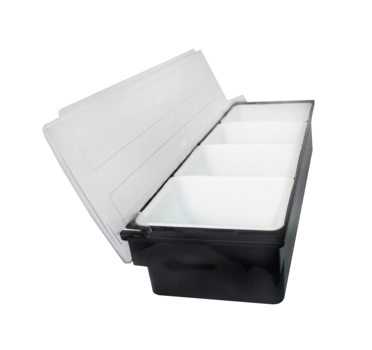 JW-B4B, 4-Compartments,Bar Condiment Compartment Holder - Chefcoca