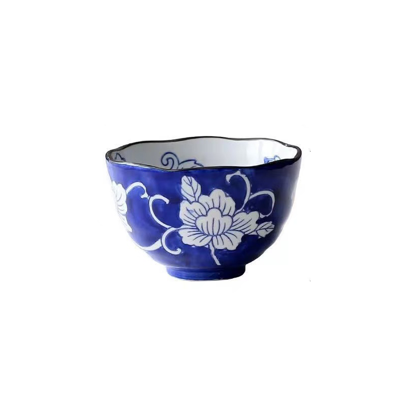 Chefco, 5 "Japanese Porcelain Ceramic Bowl for Rice Noodle Ramen (PTC00312)