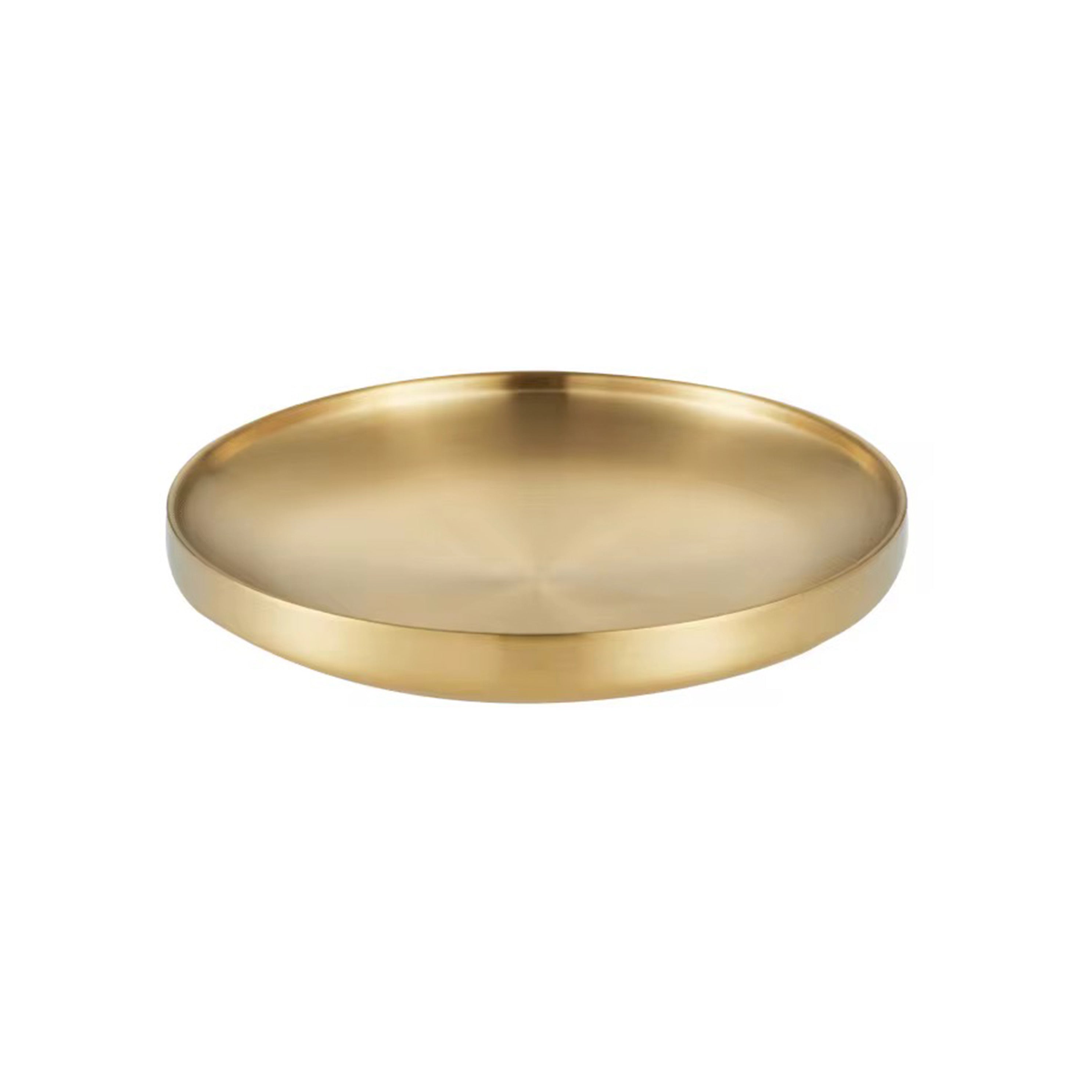 Assiette creuse de style coréen en acier inoxydable 304 
