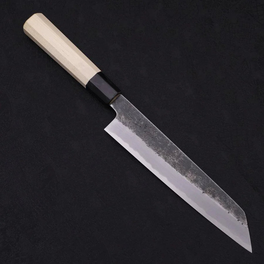 MUSASHI Kiritsuke Gyuto White steel #2 Kurouchi Buffalo Magnolia Handle 200mm (234-200)