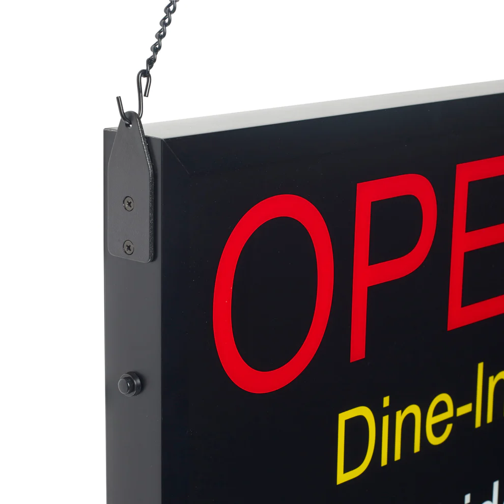 LED-20 - All-in-One "OPEN" LED Sign - Chefcoca