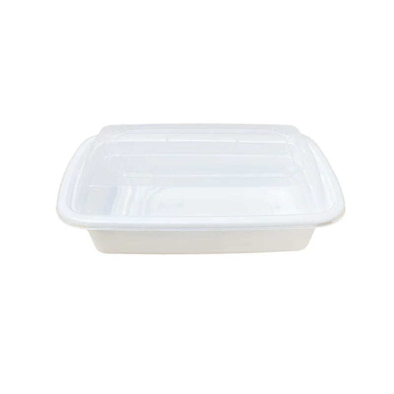150 ensembles, contenants rectangulaires pour micro-ondes, 350 ml (T-12)