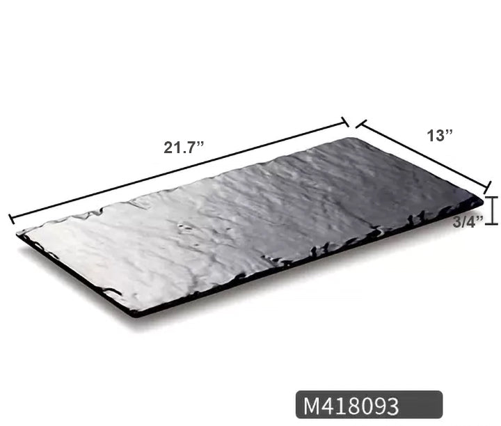 Matte Black Melamine Slab Plate （G416910/G416911/M418093B）