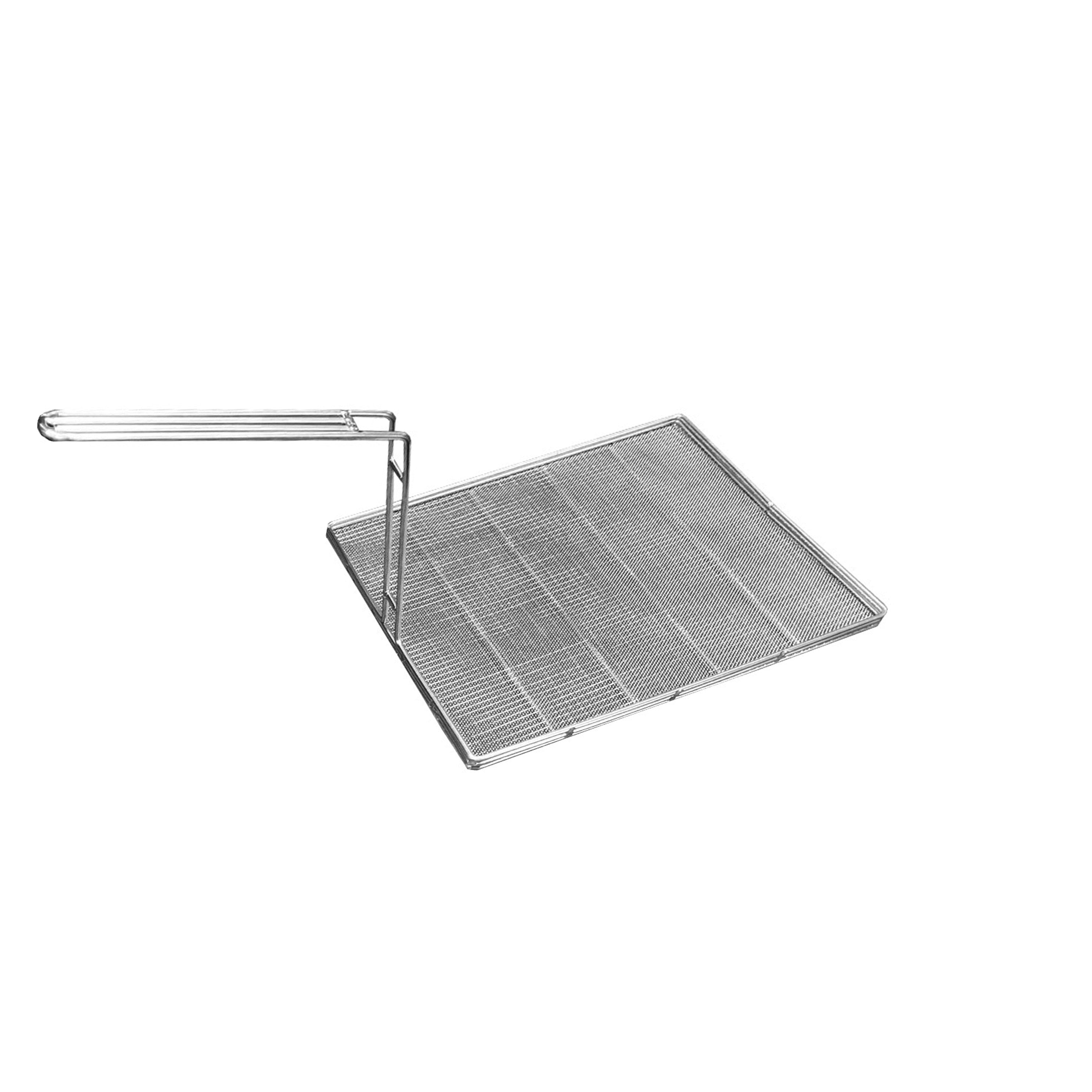 Stainless Steel Mesh Deep Fryer Filter/ Screen with handle, 14.5" x 11.5" - Chefcoca