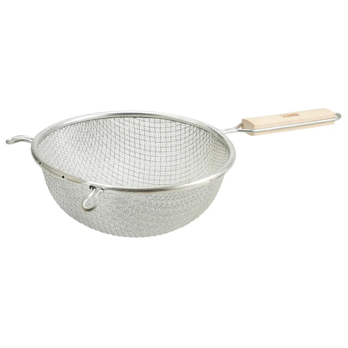 Winco 6-1/4" Double Fine Mesh Strainer - Chefcoca