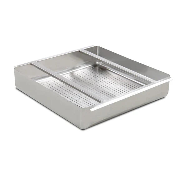 Metal 304, Stainless Steel Pre-Rinse Basket,20" x 20" x4" H