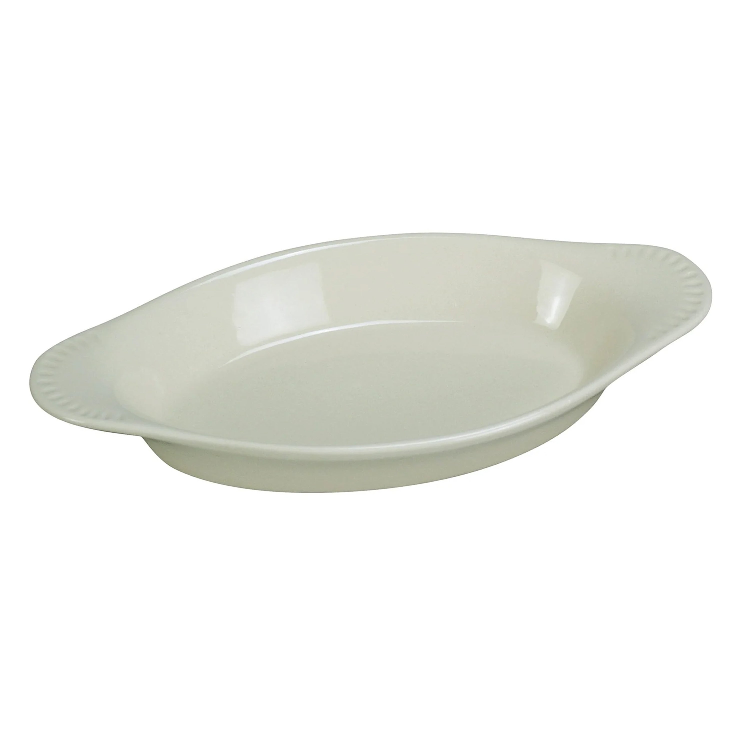 Chefco, OAG-15-WW, Welsh Rabbit Crock, Oval, 15 oz, 10.75" X 5.75" X 1.25", China, White
