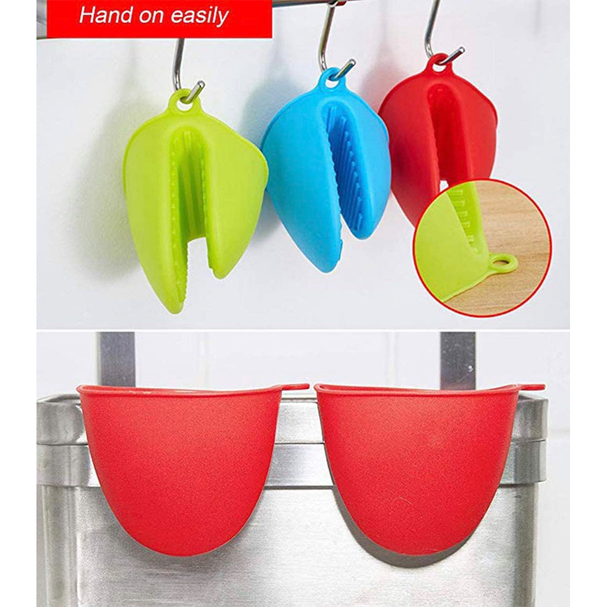 HEAT RESISTANT oven mitts