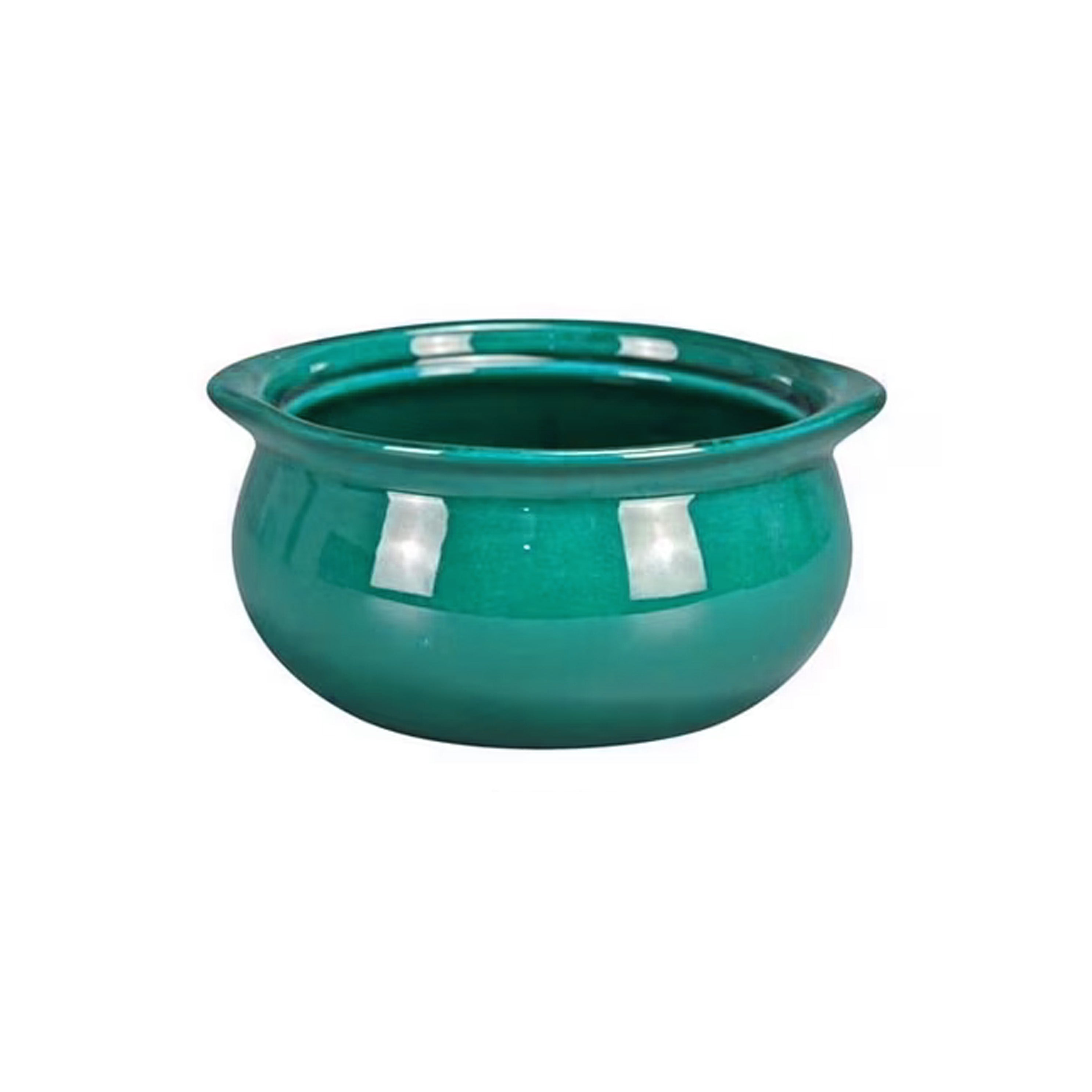 Chefco, OSC-12, Onion Soup Crock, 12 oz, 4.25" X 2", China, Jade