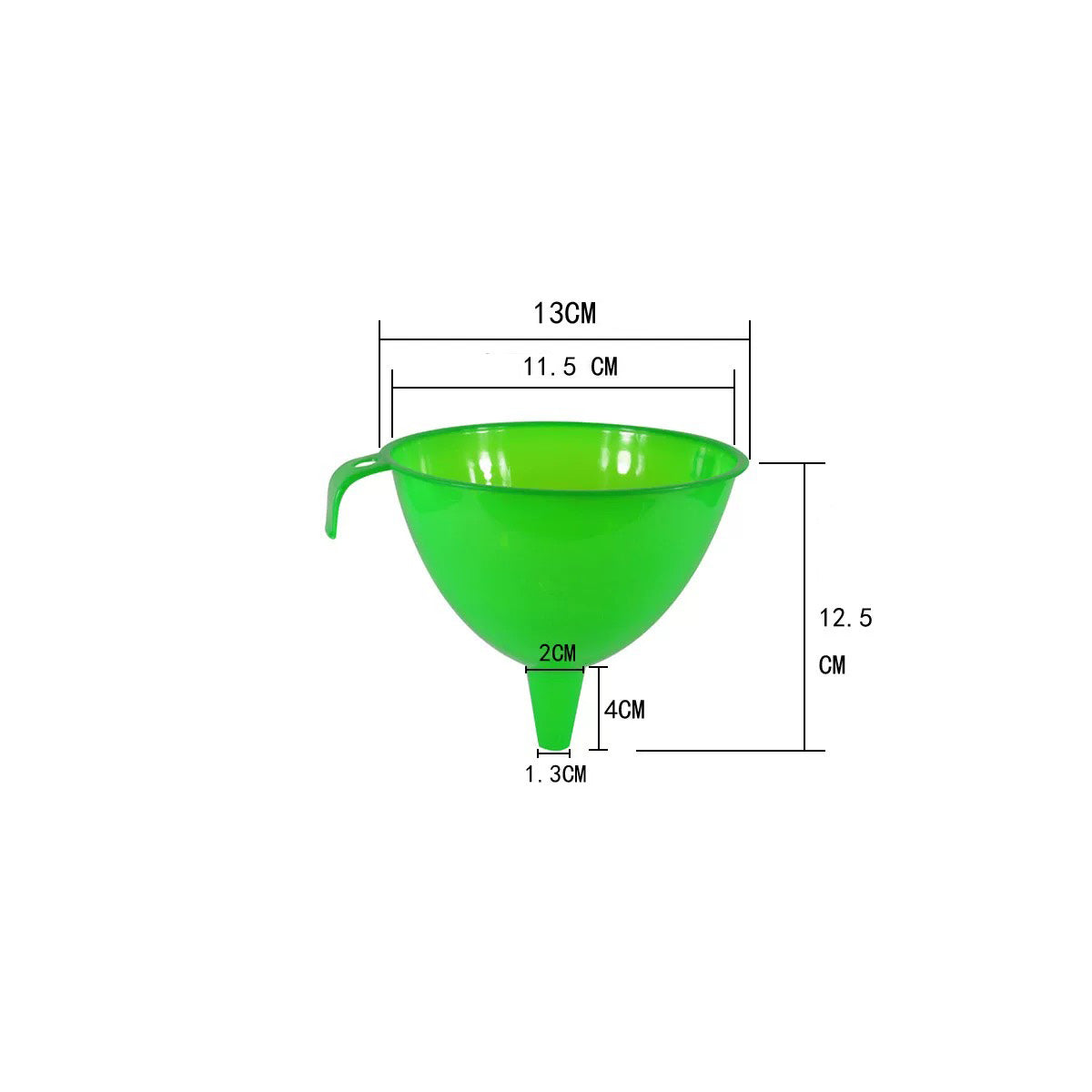 Plastic Funnel (Assorted Colours), PF-2 - Chefcoca