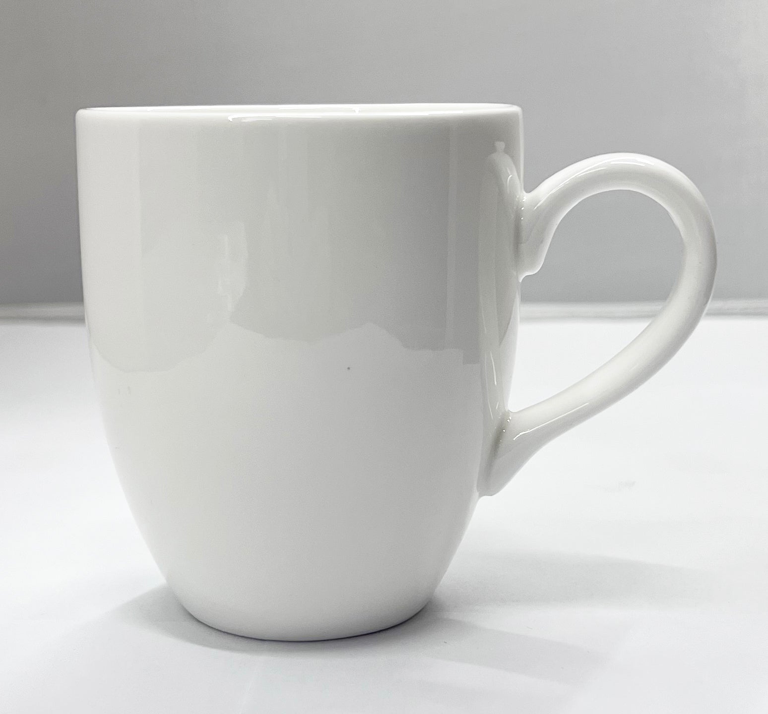 (PT00104W-1)  White Coffee Mug, 10 oz,8.5cm Dia, 10cm High, 5cm Base