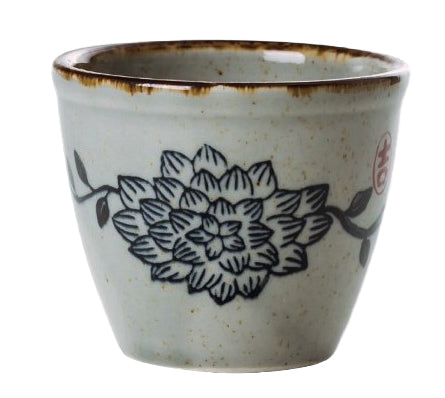 (PTC00038)   Blue Lotus Tea Cup