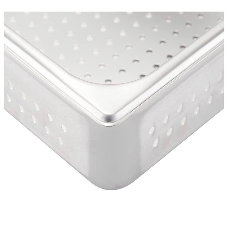 4" Deep Anti-Jam Perforated Stainless Steel Steam Table, Full Size