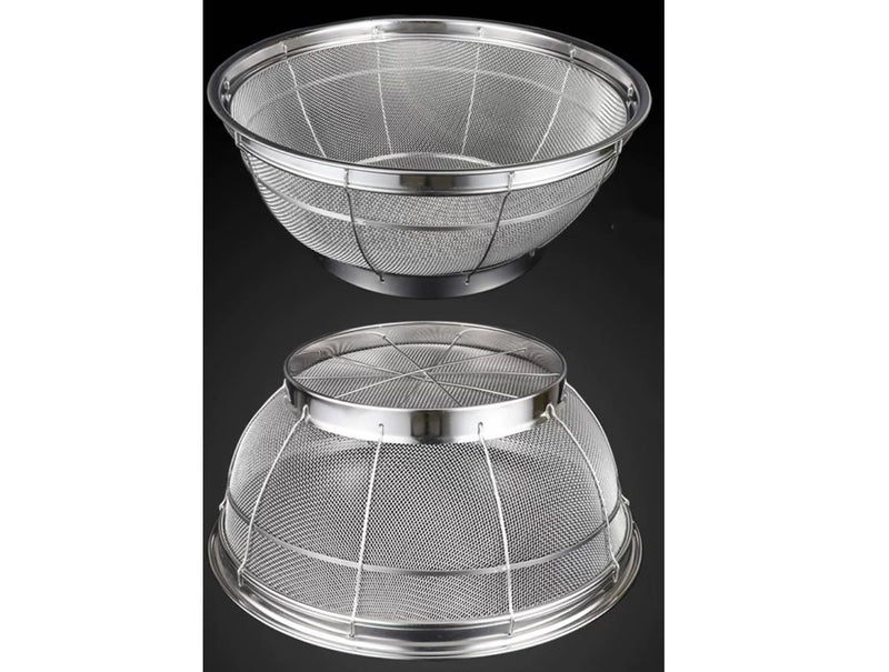 STAINLESS HEAVY DUTY RICE COLANDER
