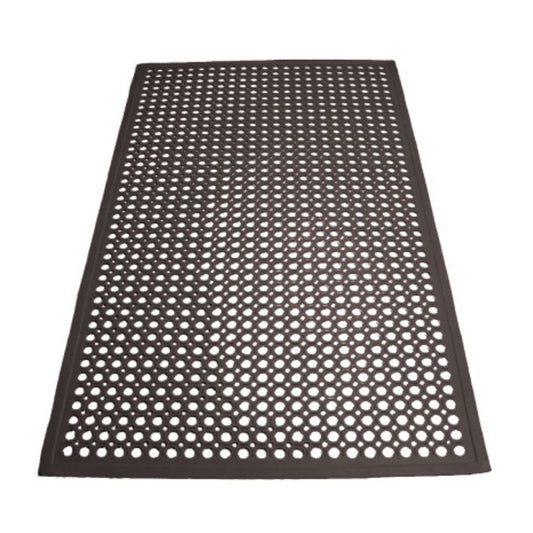 RBM-35K - Rubber Floor Mats, Beveled Edge - Black