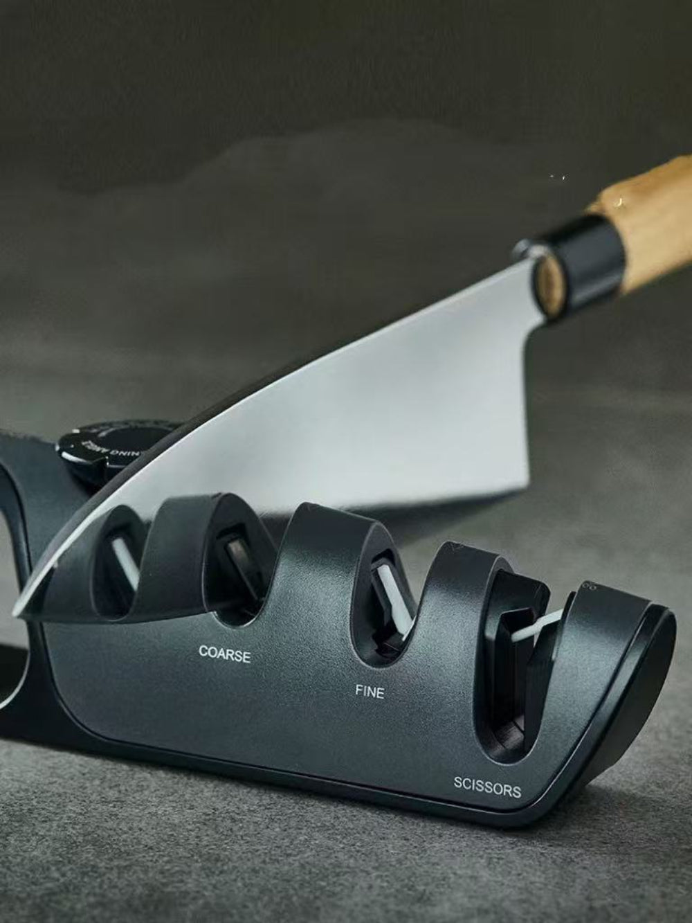 RM023,RISAM auto-adjust knife Sharpener - Chefcoca