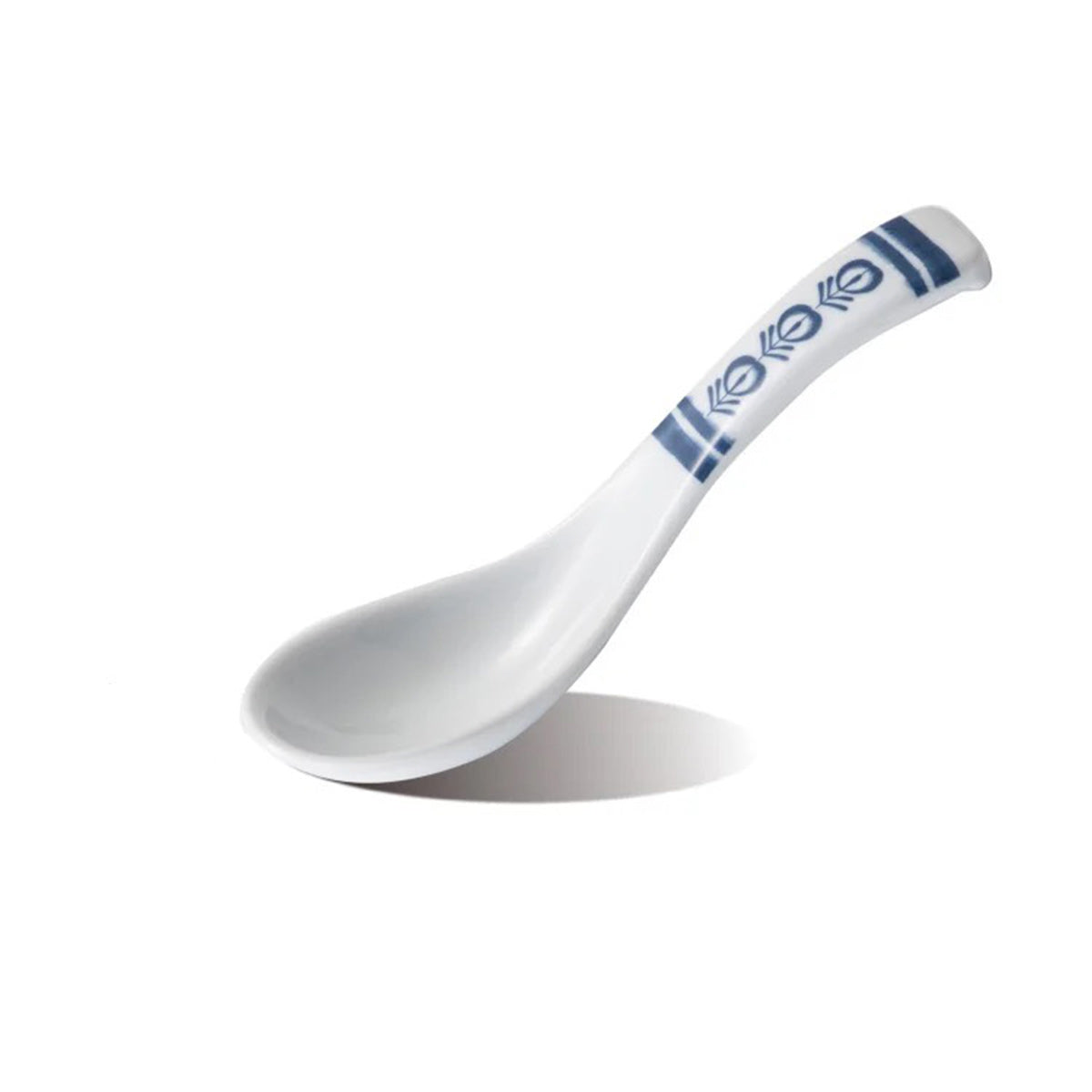 Melamine Spoon with Blue Vine Pattern (S-07BV)