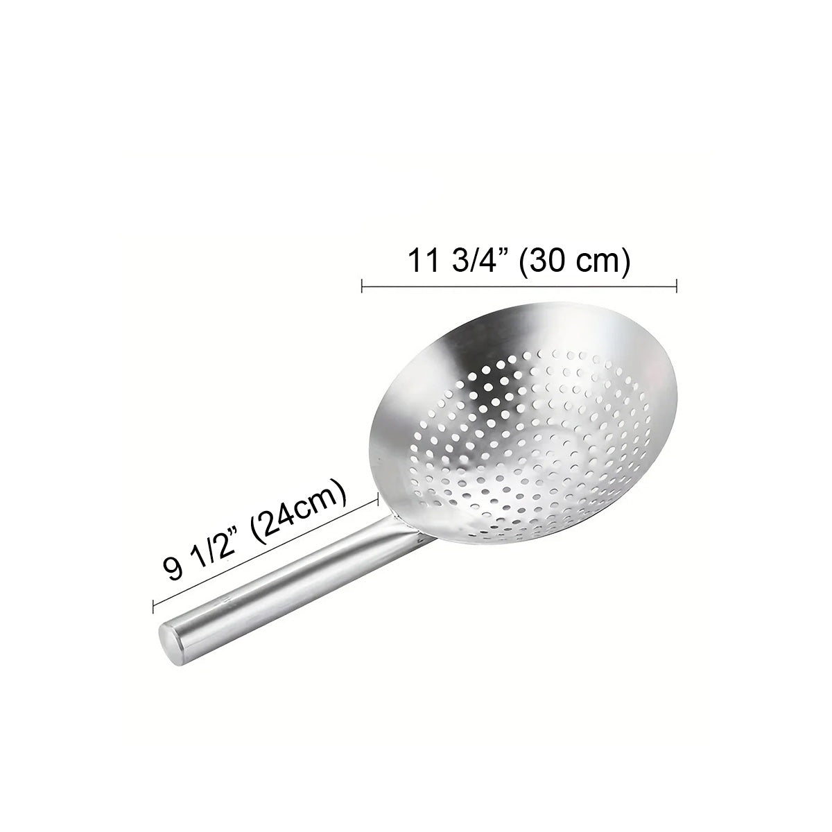 Stainless Steel Oil Skimmer (28-30cm Diameter) - Chefcoca