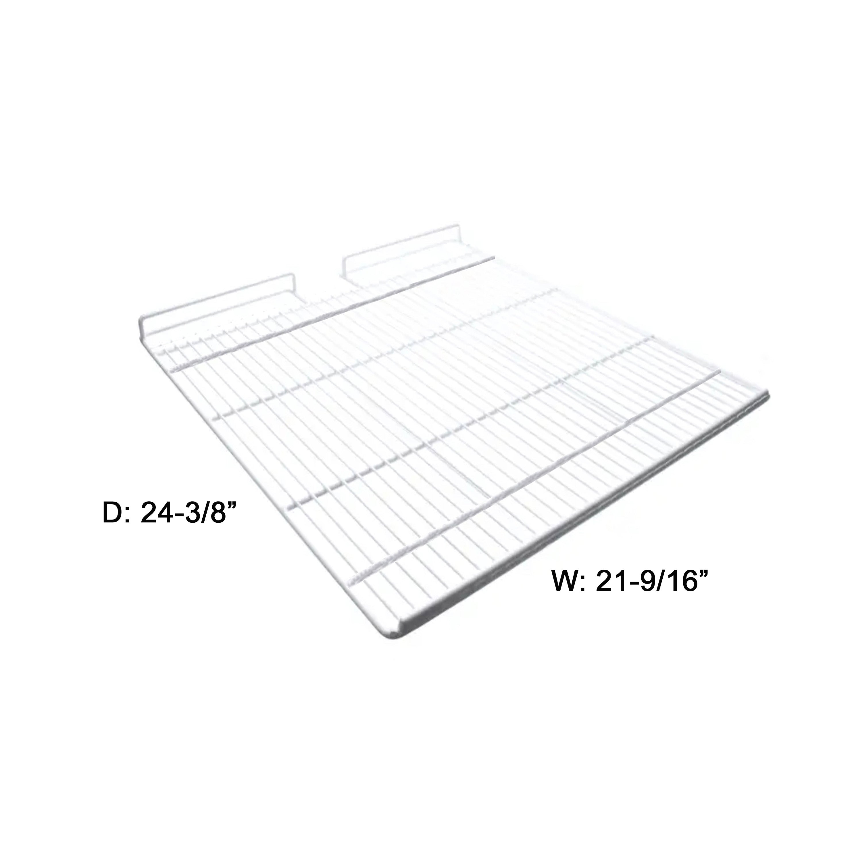 Sub-equip, Commercial refrigeration Wire Shelf, White, 21-9/16" x 24-3/8"