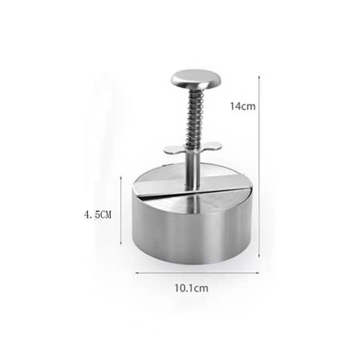 Stainless steel Hamburger Press, 4"Diameter - Chefcoca