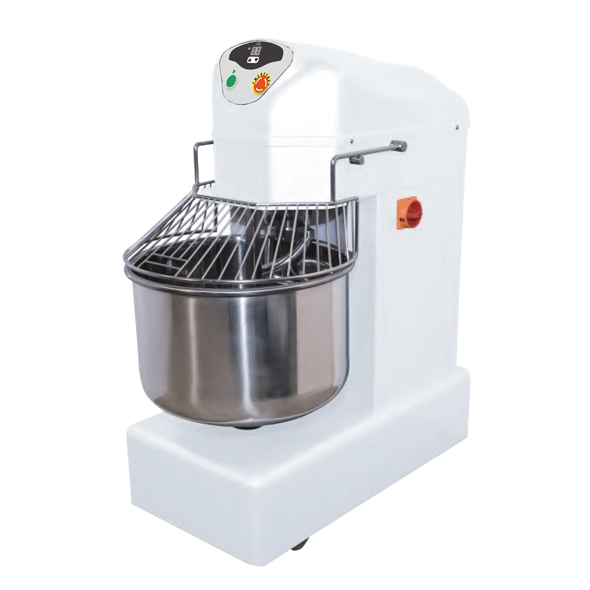 SM-30QT,18.75 Kg Kneading Capacity Commercial Spiral Mixer, Single Speed & Digital Timer, 110 V-Single Phase - Chefcoca