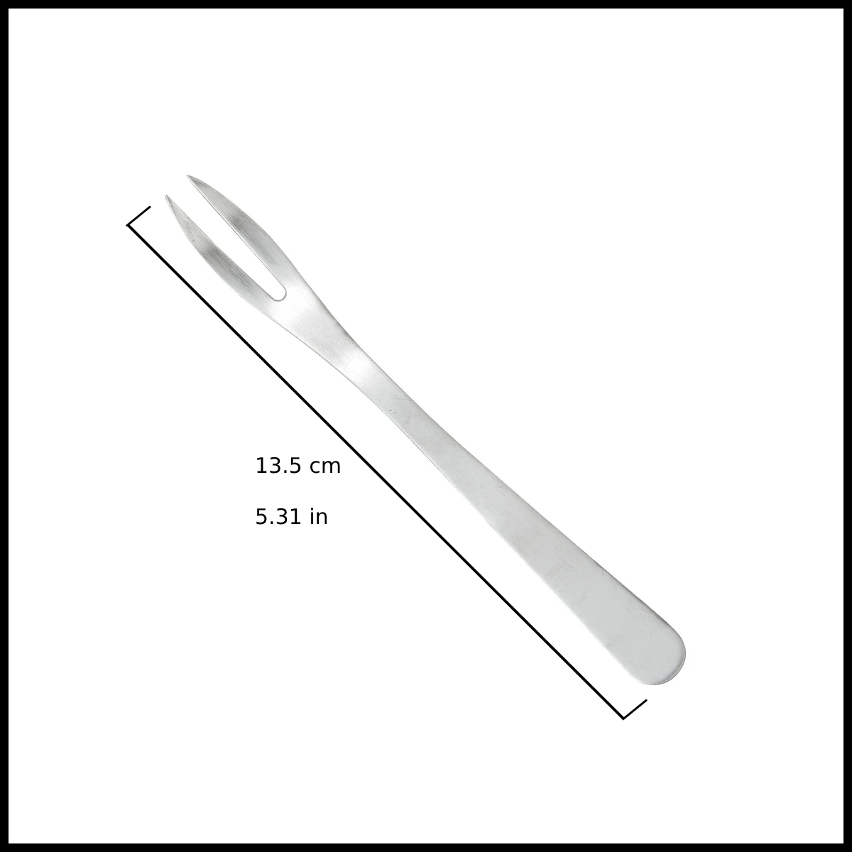0015-05 - Fourchette de table Lafayette, 3 dents, 18/0, poids lourd, 12 pièces