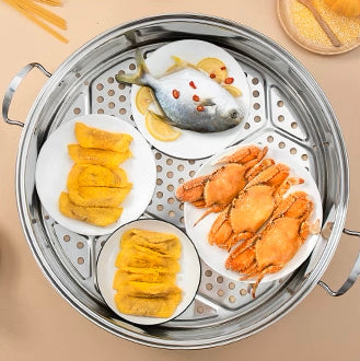 Stainless Steel Steamer 5Pcs/Set ( SP-36SET/SP-40SET/SP-48SET)