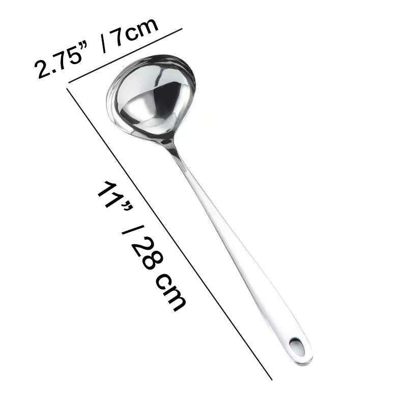 SPS-S10 - Cuillère à dresser inclinée - Solide, 10"