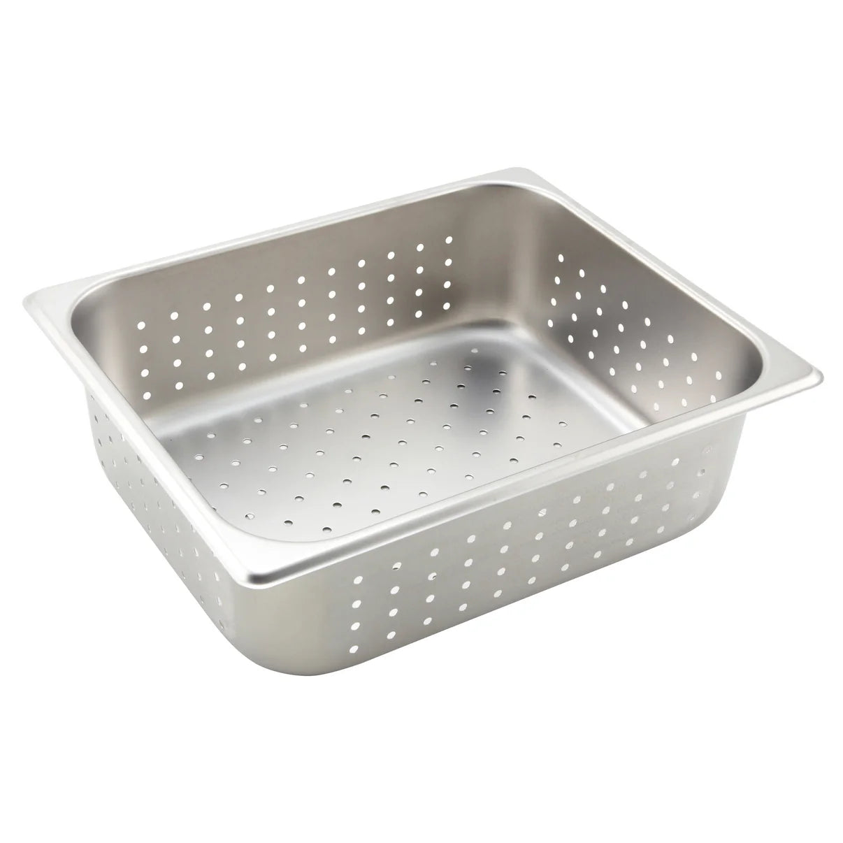 SPHP4 - Perforated Steam Pan, 25 Gauge Stainless Steel - Half, 4"