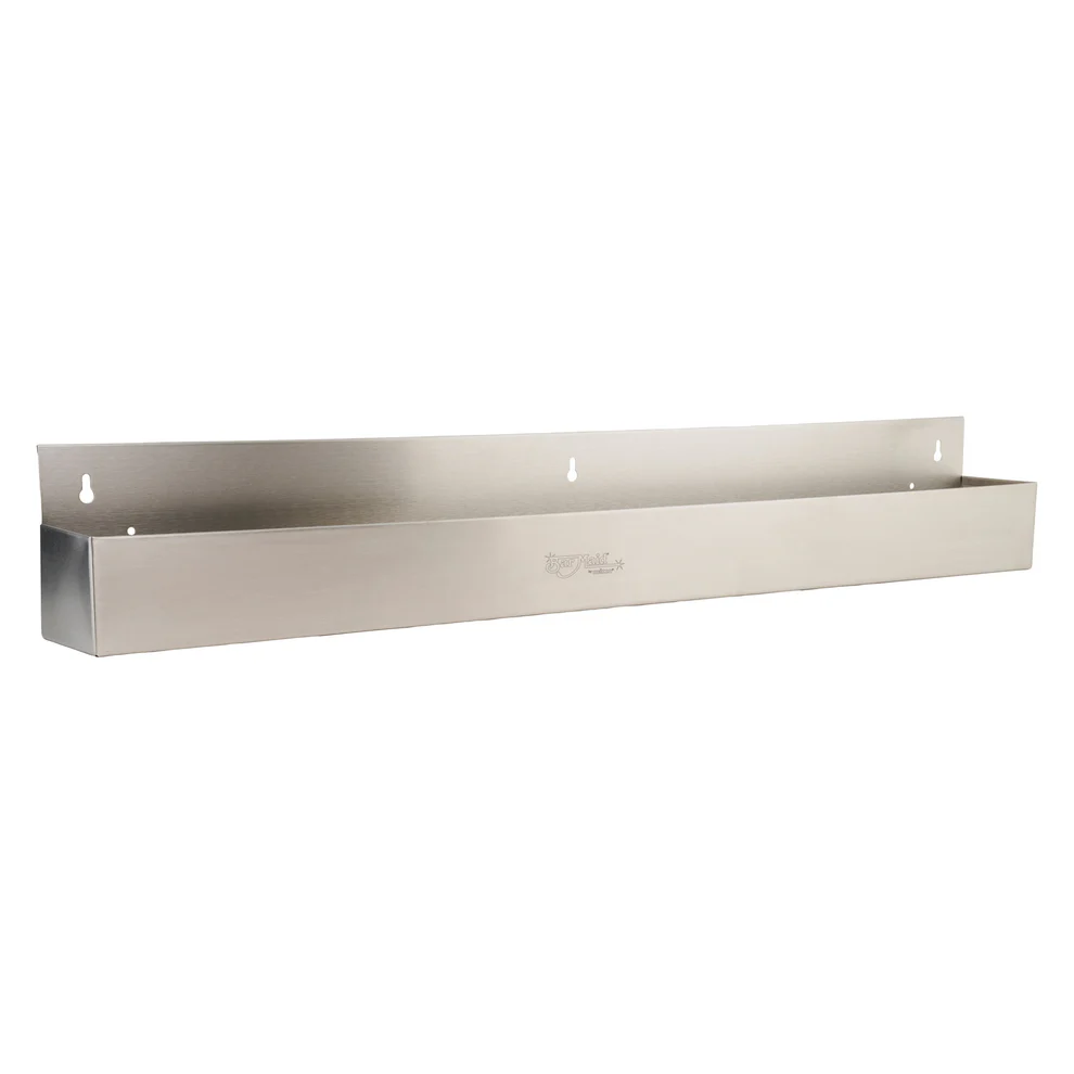 SPR-42S - Bar Maid Single Bar Speed Rail, Stainless Steel - 42" - Chefcoca