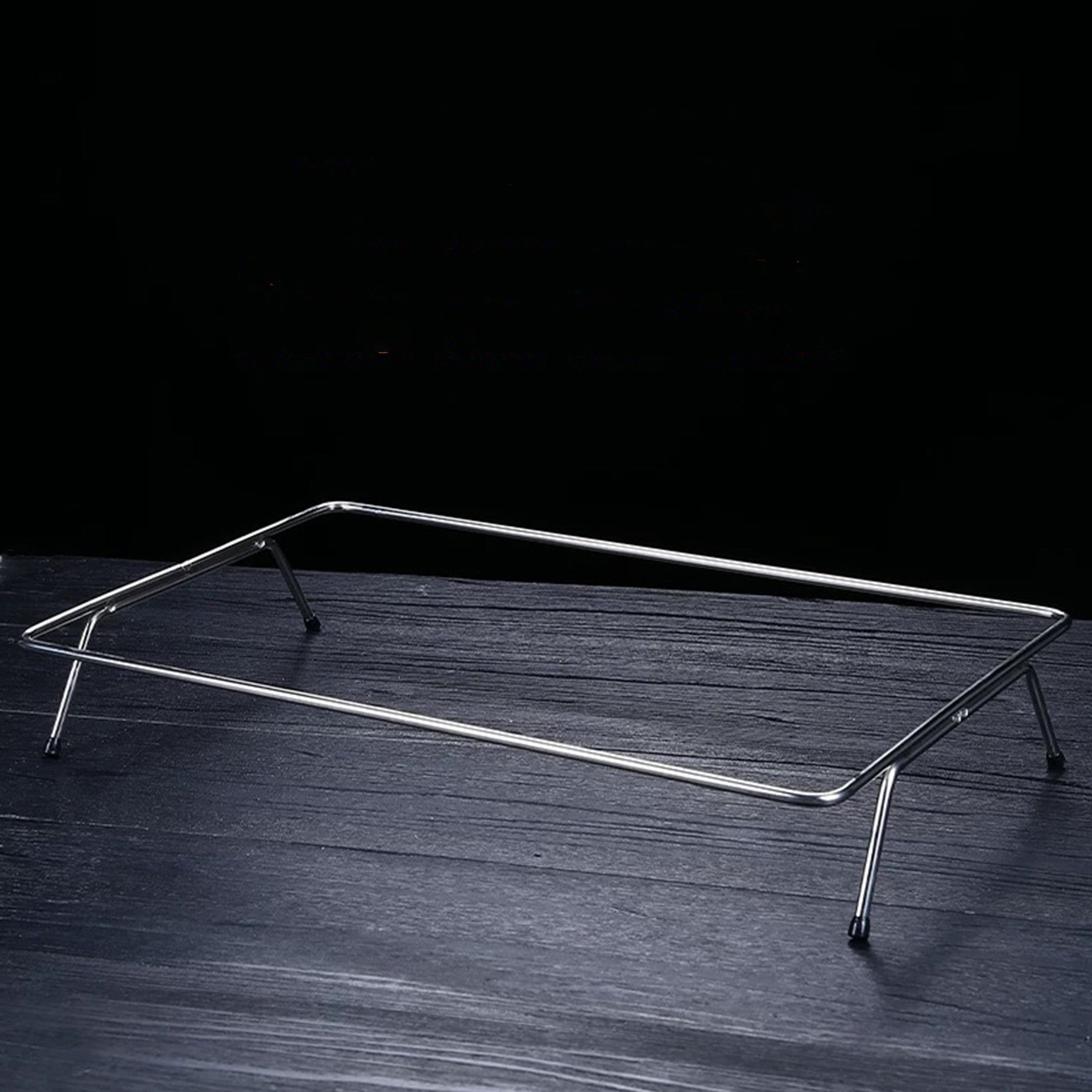 Stainless steel rectangle steam pan holder, fit for 1 pcs Full Size steam pans, Holder Only