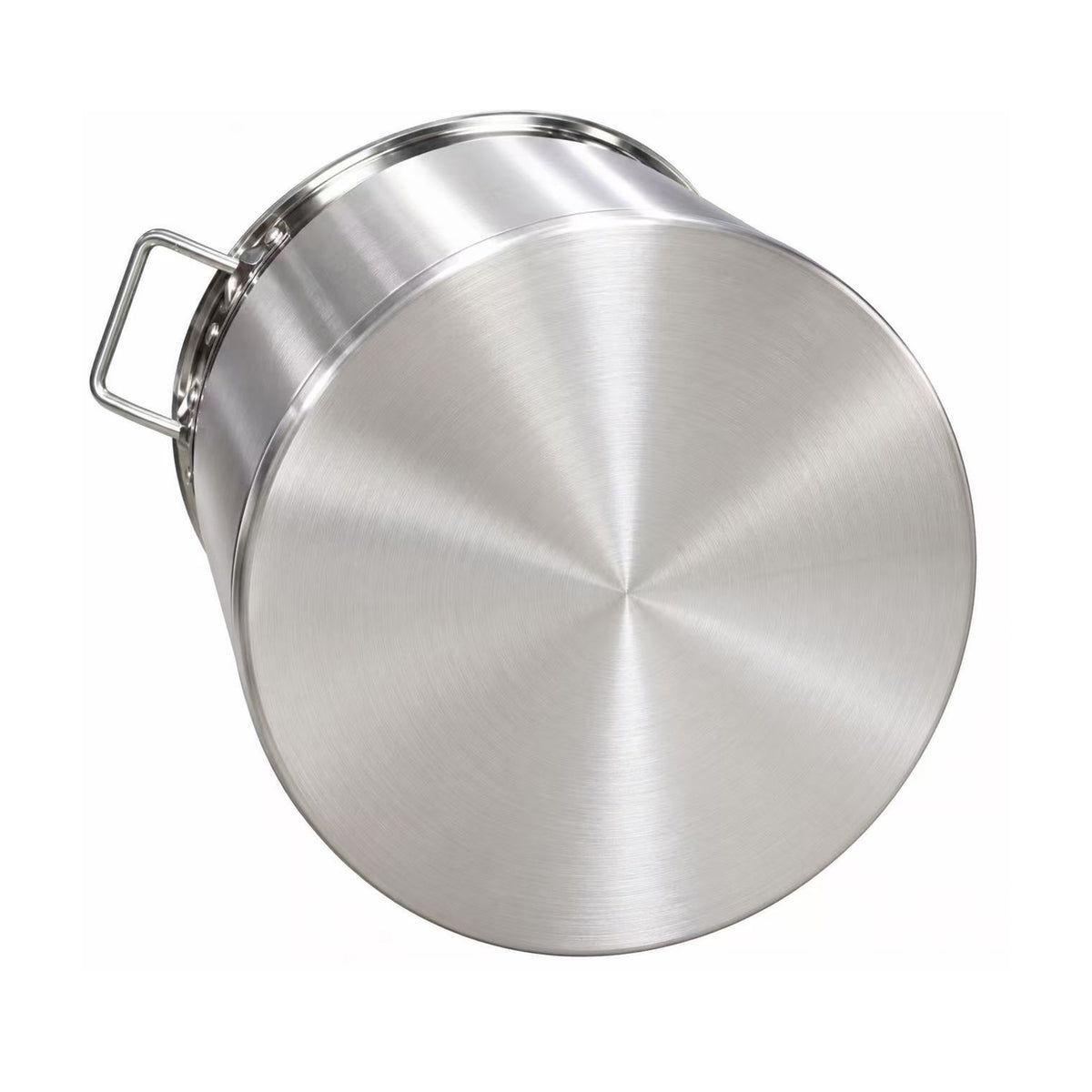 Sous-équipement, SPWL-3030, Marmite robuste en acier inoxydable avec couvercle et poignées renforcées (30 cm/11,8 po de diamètre x 30 cm/11,8 po de hauteur - 21 L)